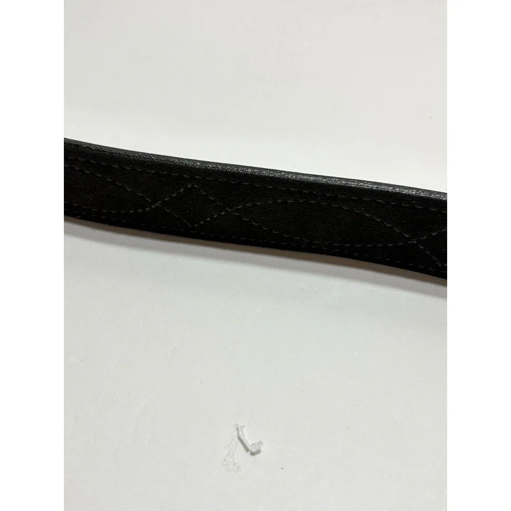 Desantis Fancy Stitched Lined Belt Leather 1.5 Inch Wide Model B27, 38